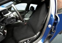 Z4L FLIESIE EASY Universal Sitzbezüge Auto 2er Set Schwarz - Sitzschoner Vordersitze