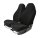 Z4L FLIESIE EASY Universal Sitzbezüge Auto 2er Set Schwarz - Sitzschoner Vordersitze