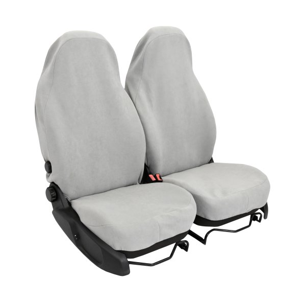 Z4L FLIESIE EASY Universal Sitzbezüge Auto 2er Set Grau - Sitzschoner Vordersitze