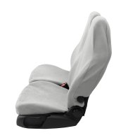 Z4L FLIESIE EASY Universal Sitzbezüge Auto 2er Set Grau - Sitzschoner Vordersitze