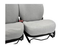 Z4L FLIESIE EASY Universal Sitzbezüge Auto 2er Set Grau - Sitzschoner Vordersitze