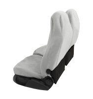 Z4L FLIESIE EASY Universal Sitzbezüge Auto 2er Set Grau - Sitzschoner Vordersitze