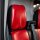 Autositzbezüge passend für Ford Transit VII / VIII ab 2014 / Facelift ab 2020 – Kunstleder MA RED – roter Mittelteil