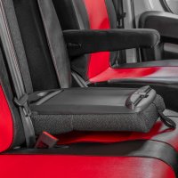 Autositzbezüge passend für Citroen Jumper ab 2006 / Facelift ab 2014 / Facelift ab 2022 – Kunstleder MA RED – roter Mittelteil