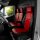 Autositzbezüge passend für Mercedes Sprinter III W907 / W910 ab 2018 – Kunstleder MA RED – roter Mittelteil