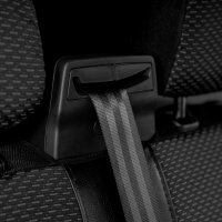 Autositzbezüge passend für Ford Tourneo Custom II ab 2024 – Polstermaterial mit Kunstleder an den Seiten