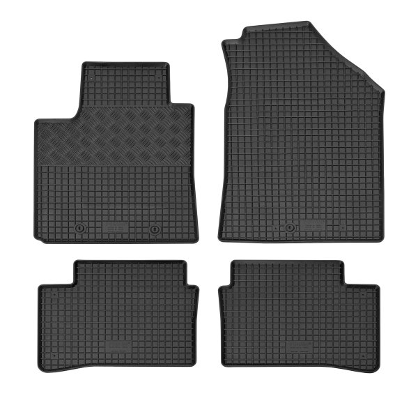 Gummimatten geeignet für Hyundai i10 ab 2013 bis 2019 - 4-teiliges Set